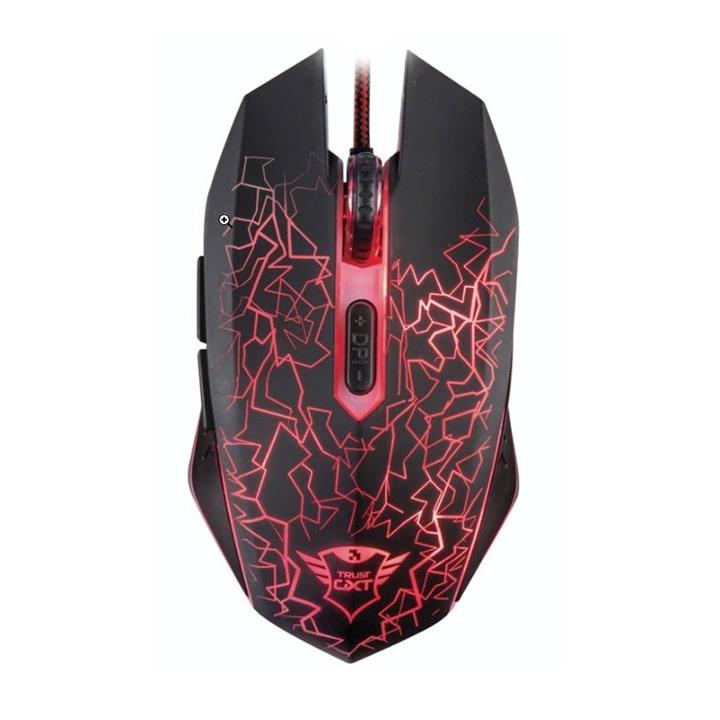 Mouse Trust Wired GXT 105 Izza Illuminated Gaming موس گیمینگ تراست Trust GXT 105 Izza Illuminated Wired Gaming Mouse